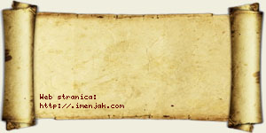 Jovanka Mijatović vizit kartica